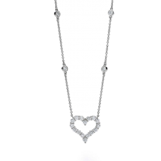 Collier pendentif coeur diamants Tiffany Hearts