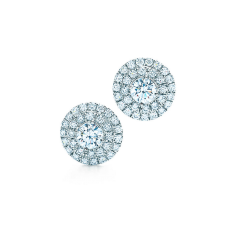 Boucles d'oreilles Tiffany Soleste Diamants ronds Saint Valentin Boucles d'oreilles Tiffany Soleste Diamants ronds Saint Valentin