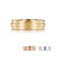 Tiffany T Deux Bagues En Argent Sterling Unique Bande Vente Fête Tiffany T Deux Bagues En Argent Sterling Unique Bande Vente Fête