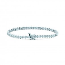 Bracelet Tiffany Ligne Victoria Pavé Diamants