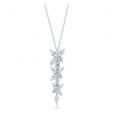 Tiffany Victoria Collier Pendentif Goutte Mixte Cluster Femme Bijoux