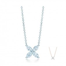Collier pendentif Tiffany Victoria Diamants Amérique Vente