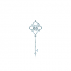 Tiffany Keys Floret Key Pendentif Collier Diamants Bijoux