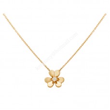 Van Cleef Arpels Frivole Pendentif Or jaune/Or blanc/Or rose avec diamant