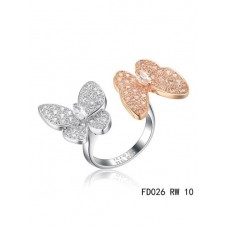 Van Cleef Arpels Bague Deux Papillons Entre Les Doigts Or Rose Saphirs Roses Ronds Van Cleef Arpels Bague Deux Papillons Entre Les Doigts Or Rose Saphirs Roses Ronds