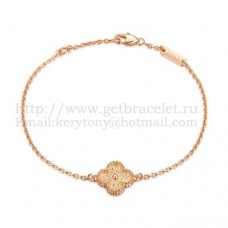 Van Cleef Arpels Bracelet Alhambra Or Rose