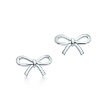 Boucles d'oreilles Tiffany Bow Bowknot en argent sterling Boucles d'oreilles Tiffany Bow Bowknot en argent sterling